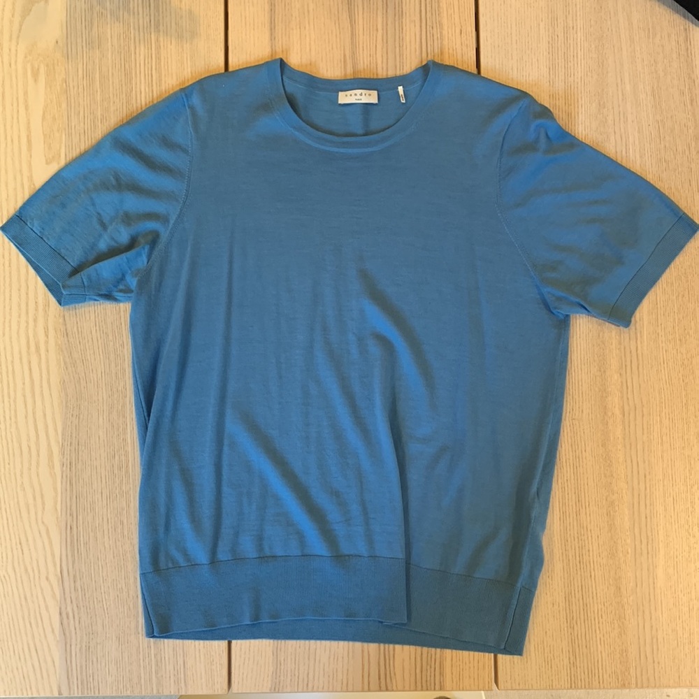 Light blue Sandro shirt